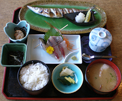 活あじたたき定食